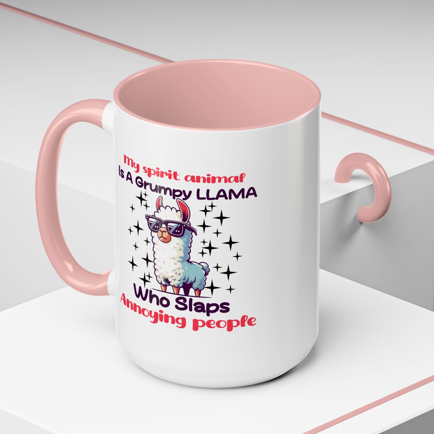 Humor Mug - My Spirit Animal is a Grumpy Llama