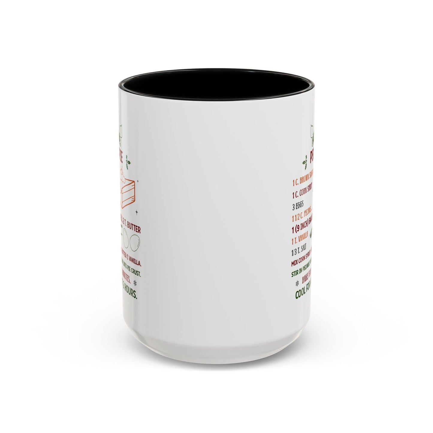 Christmas Mug - Homemade Pecan Pie Recipe