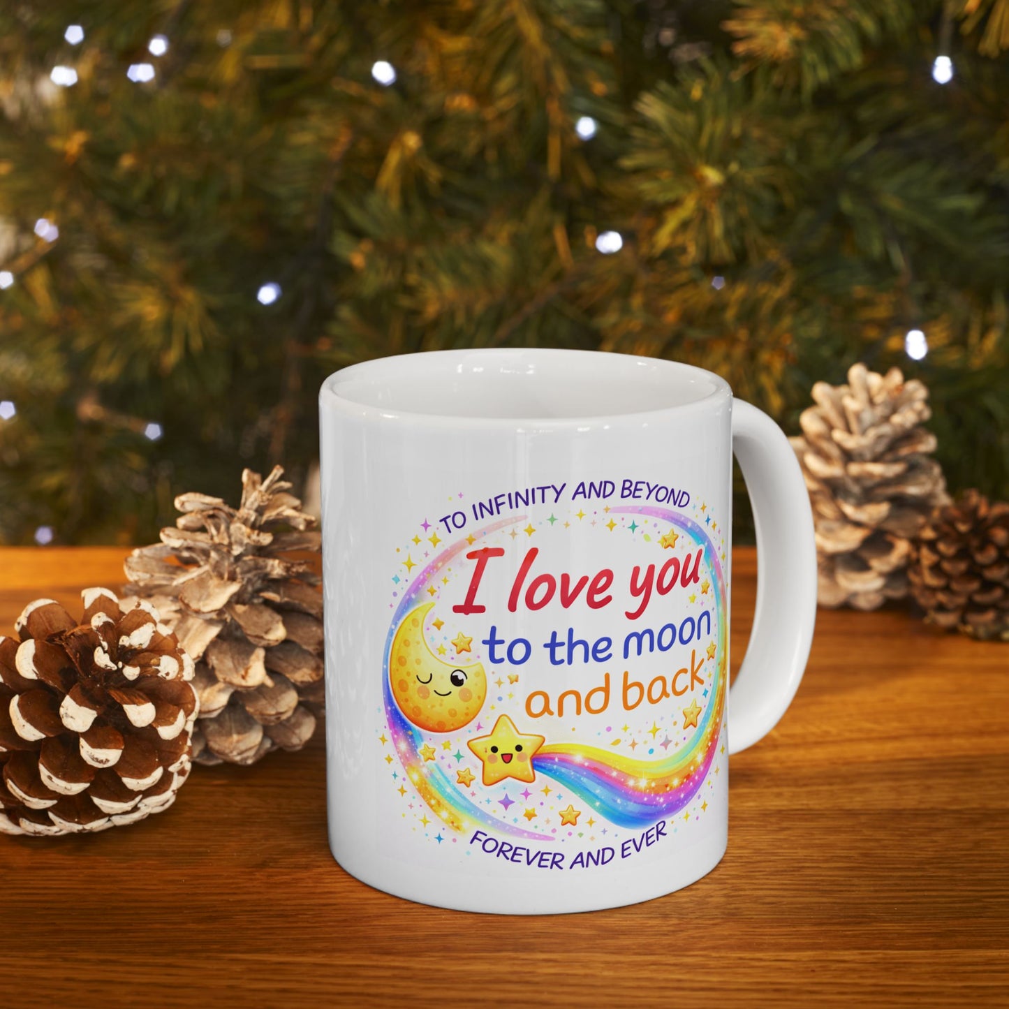 Anniversary Mug - I Love You To The Moon and Back