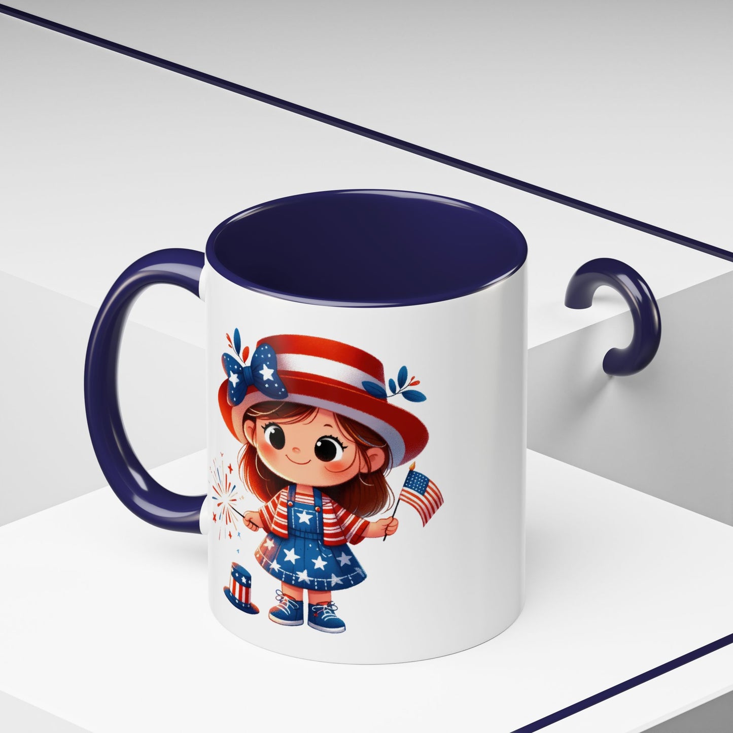 4th of July - American Girl Flag