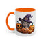 Halloween Mug - Witch Cat Hiding In Pumpkins
