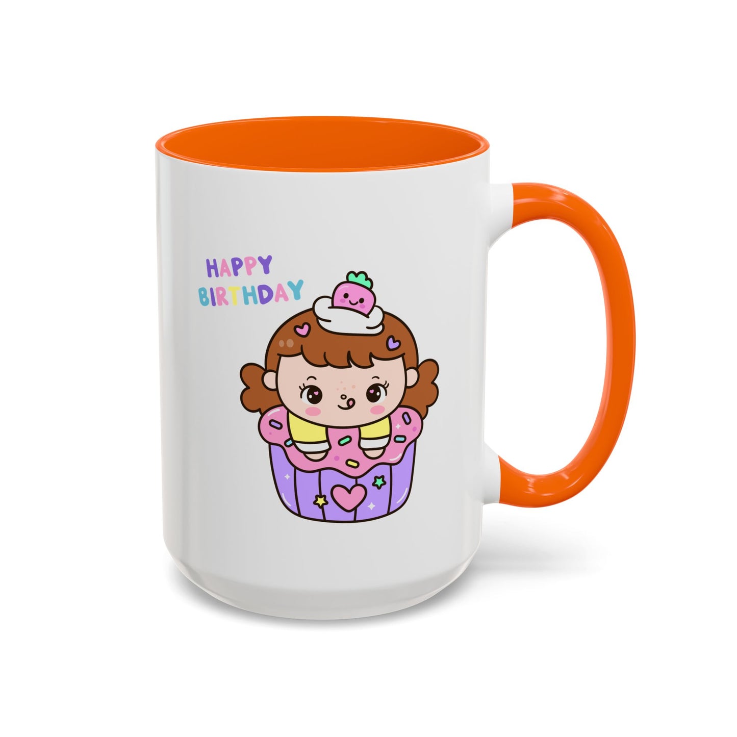 Birthday Mug - Cute Girl Cupcake