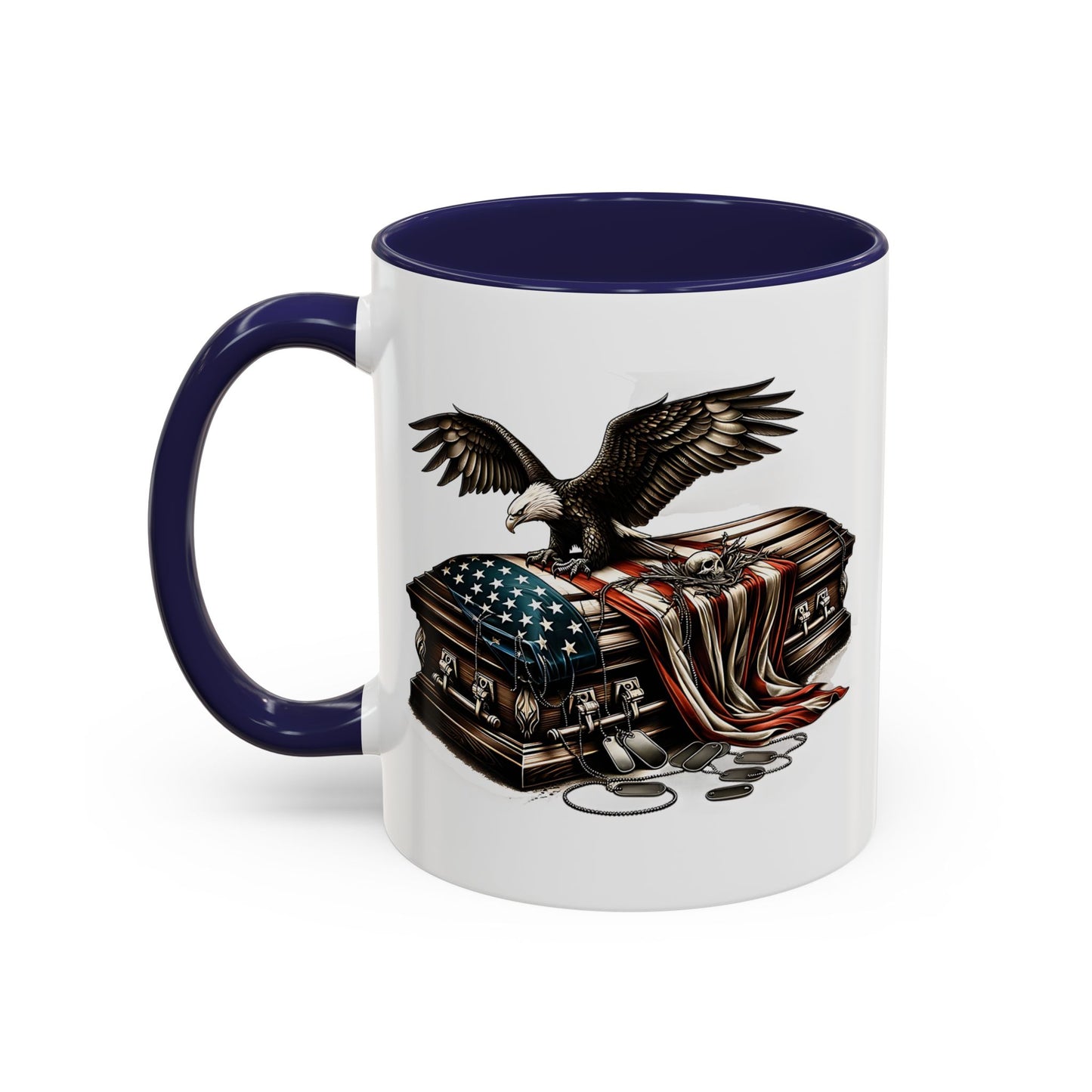 4th of July Mug - American Bald Eagle Fallen Soldier