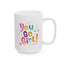 Motivation Mug - You Go Girl Pastel