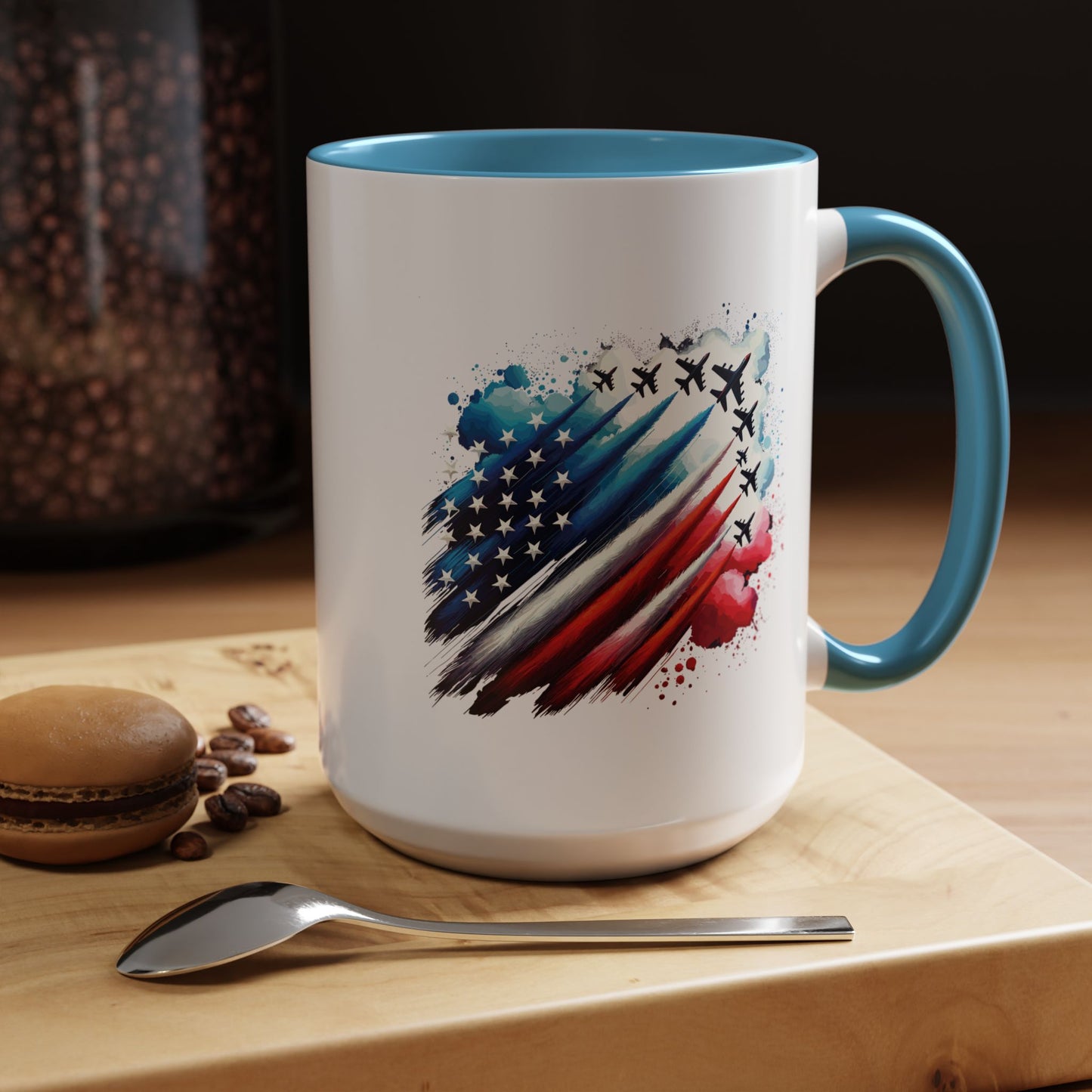 4th of July Mug - Fighter Jets USA Patriotic