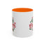 Christmas Mug - Merry Christmas Green & Red Text Tree Snowflakes Presents