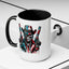 4th of July Mug - Skeleton with American Flag