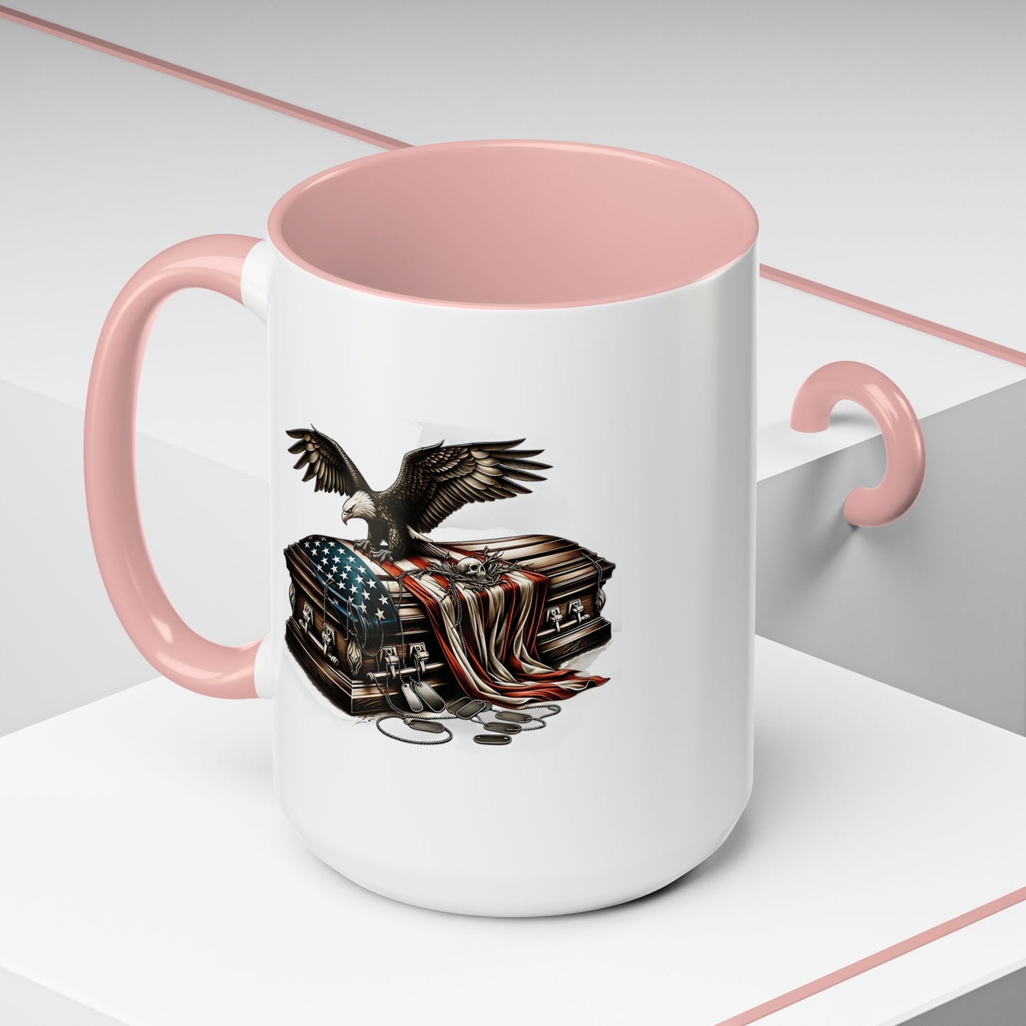 4th of July Mug - American Bald Eagle Fallen Soldier