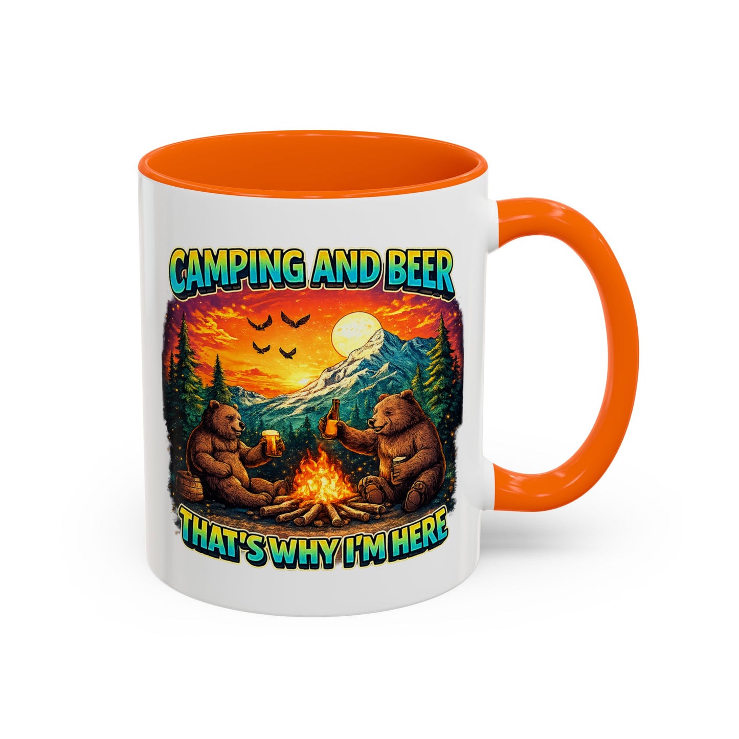 Humor Mug - Camping and Beer