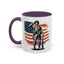 4th of July Mug - American Soldier Flag