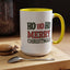 Christmas Mug - Ho Ho Ho Merry Christmas Green & Red Text