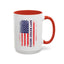 4th of July Mug - Happy Birthday America Flag