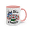 4th of July Mug - God Bless America Daisies