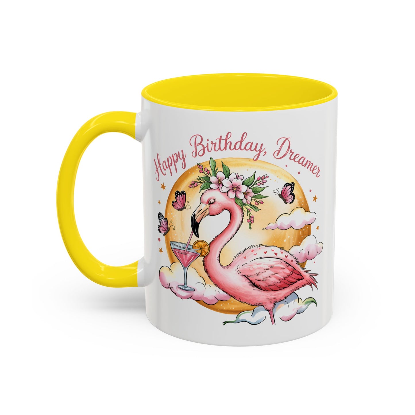 Birthday Mug - Pink Flamingo
