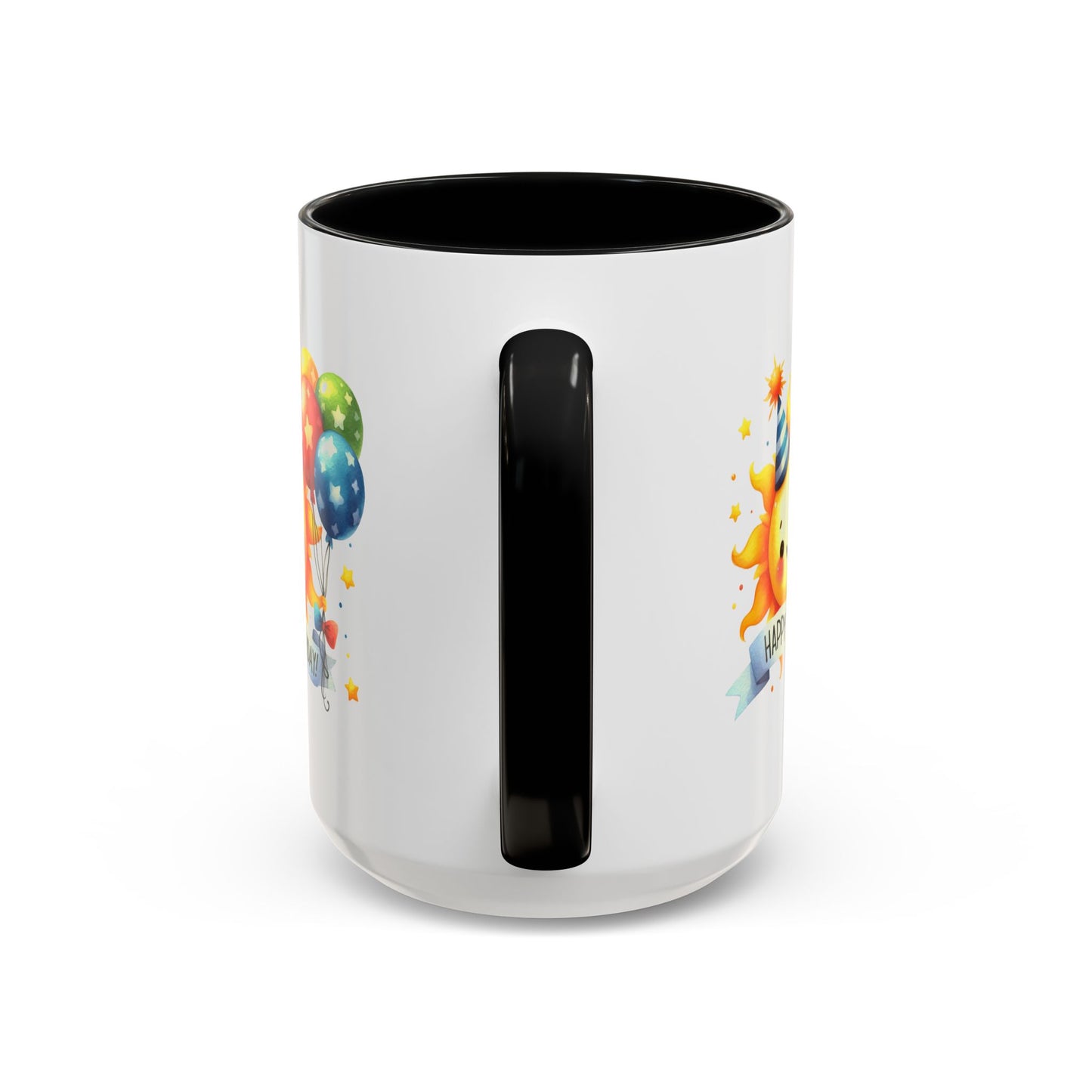 Birthday Mug - Happy Birthday Sun & Balloons