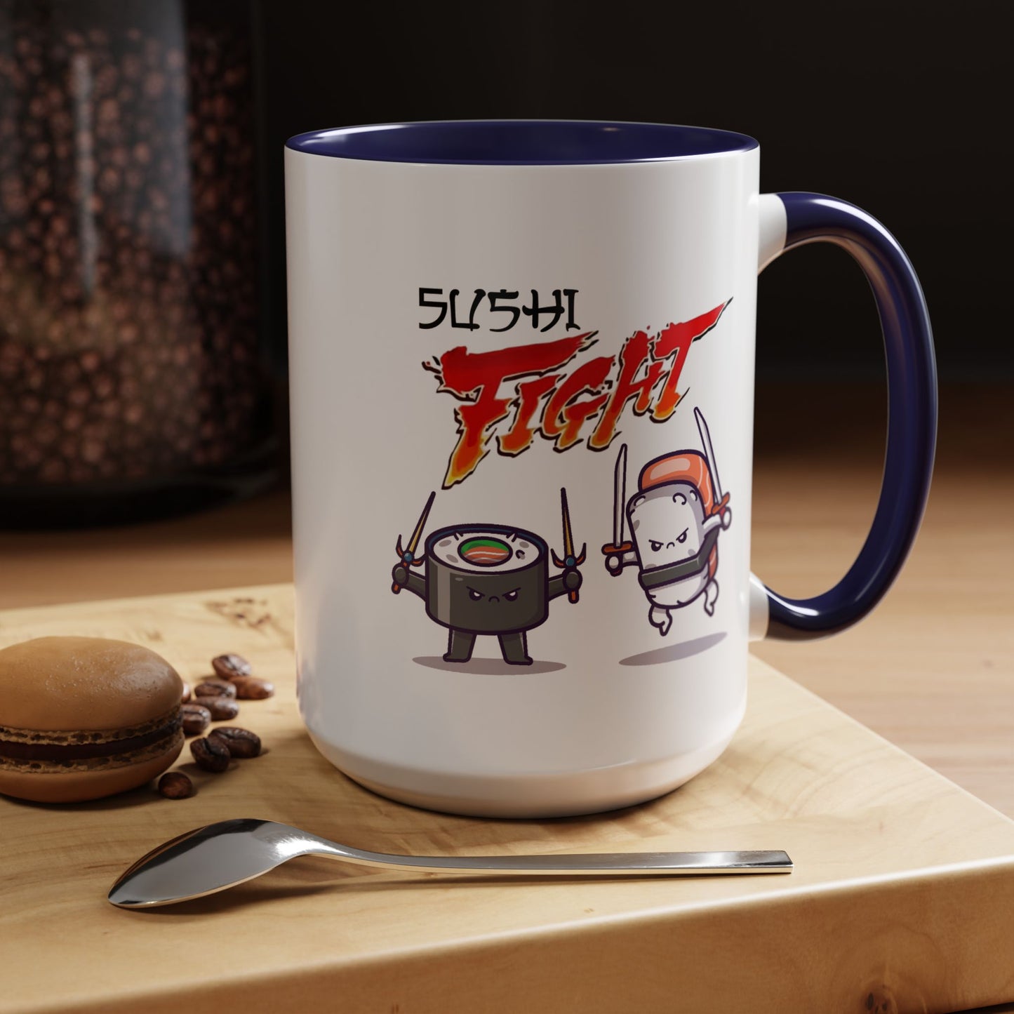 Humor Mug - Sushi Fight