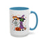Halloween Mug - Skeleton & Witch