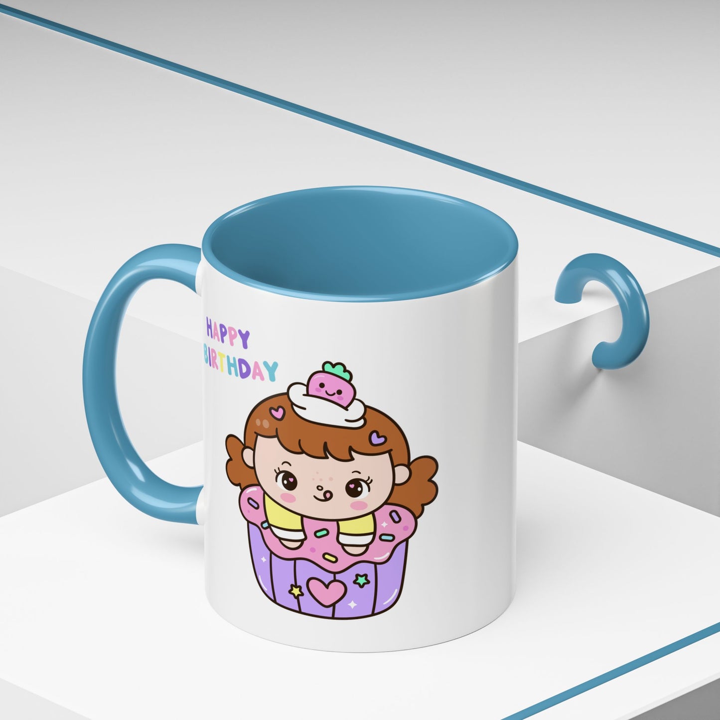 Birthday Mug - Cute Girl Cupcake
