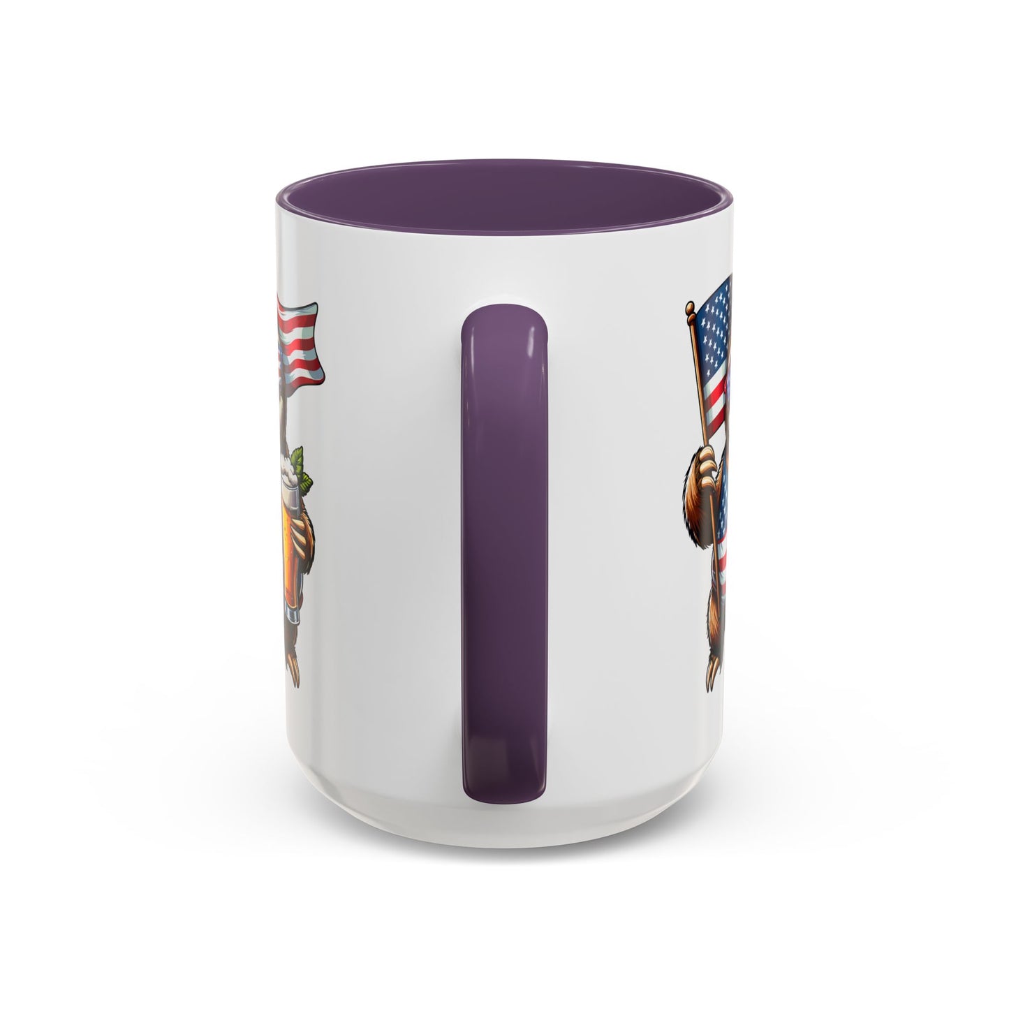 4th of July Mug - Merica Sloth