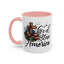 4th of July Mug - God Bless America Cross Flag