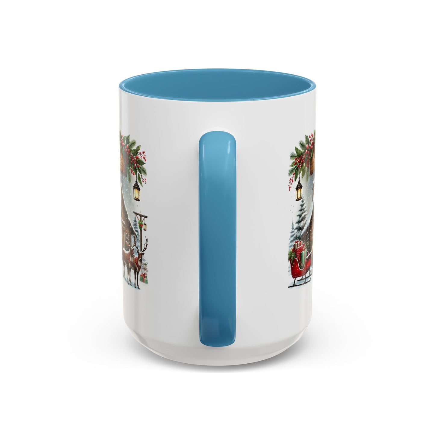 Christmas Mug - Reindeer Barn Sleigh Reindeer