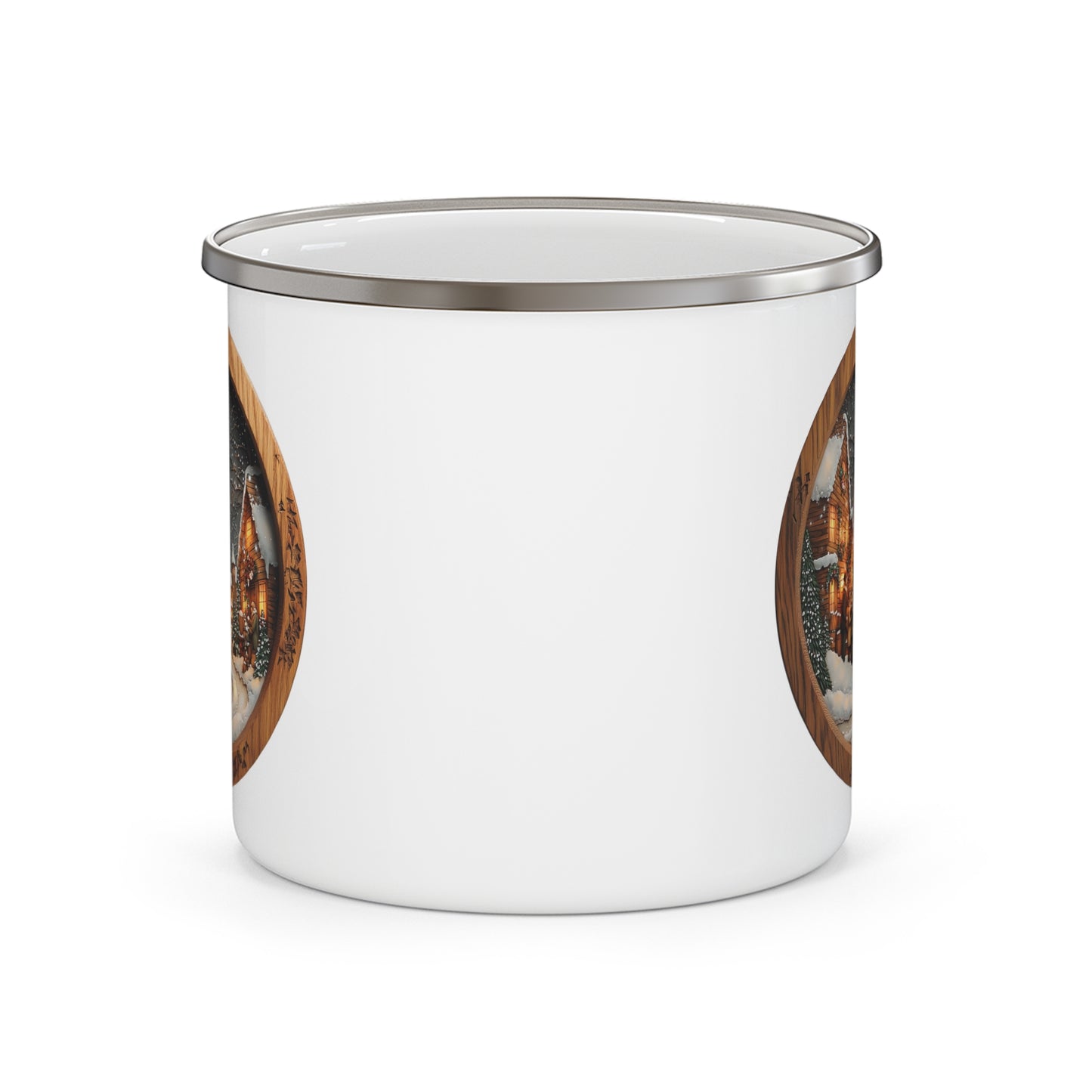 Christmas Mug - Village Lights Plaque