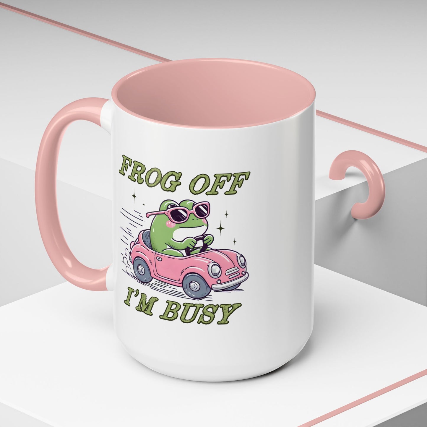 Humor Mug - Frog Off I'm Busy