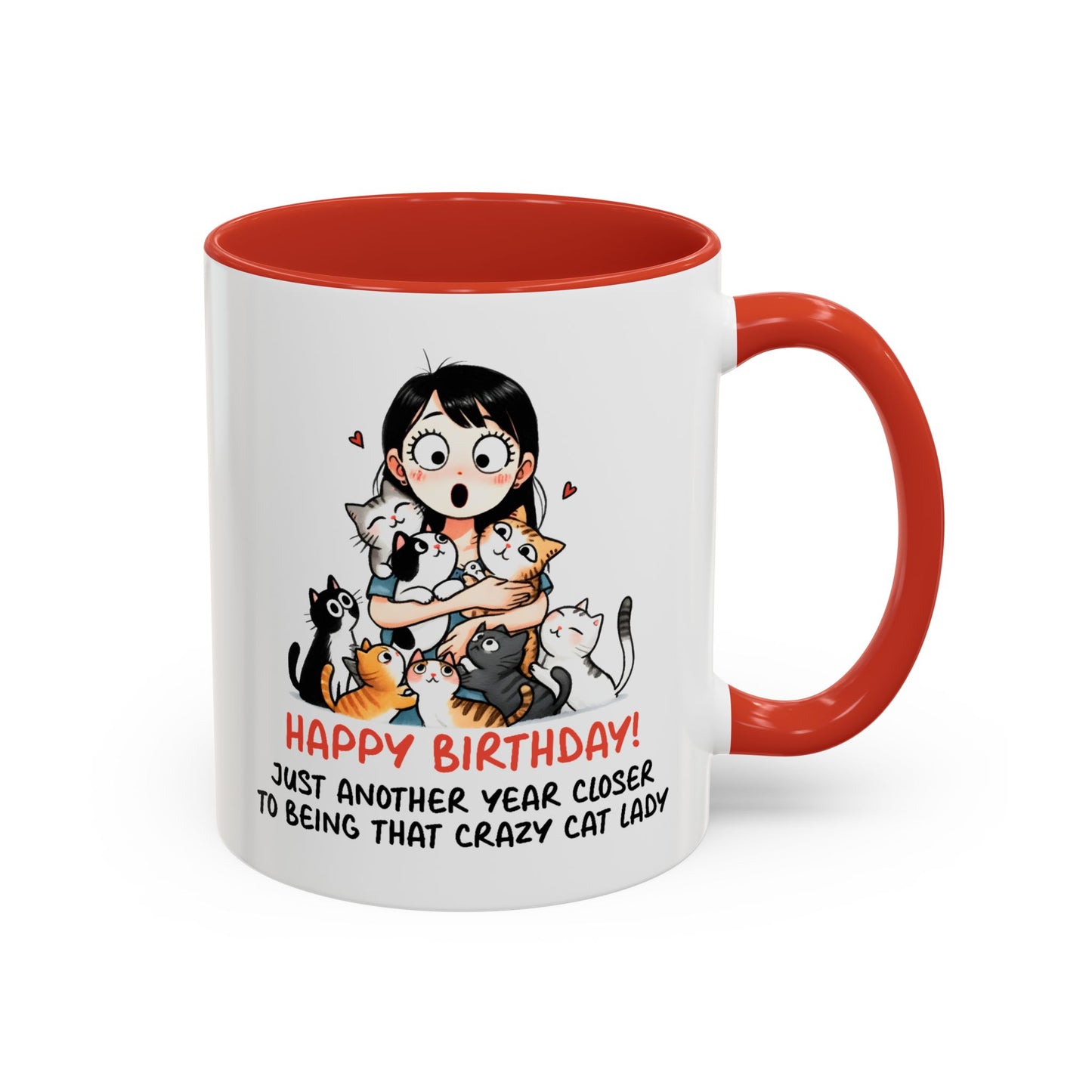 Birthday Mug - Crazy Cat Lady