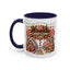 Christmas Mug - Candy Cane Lane White Text Ornaments Candy