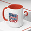 Religious Mug - One Nation Flag Cross
