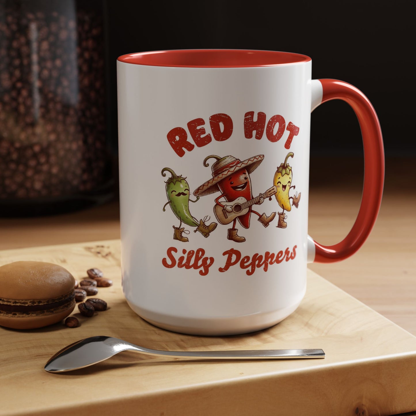 Humor Mug - Red Hot Silly Peppers