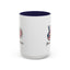 4th of July Mug - Peace Love America