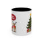 Christmas Mug - Happy Holidays Callout Santa Tree Presents Reindeer