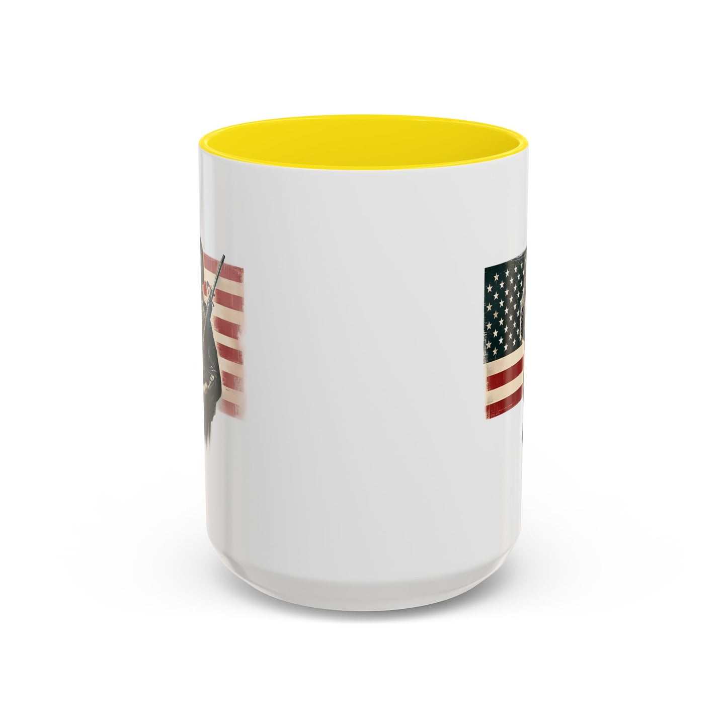 4th of July Mug - Soldier American Flag
