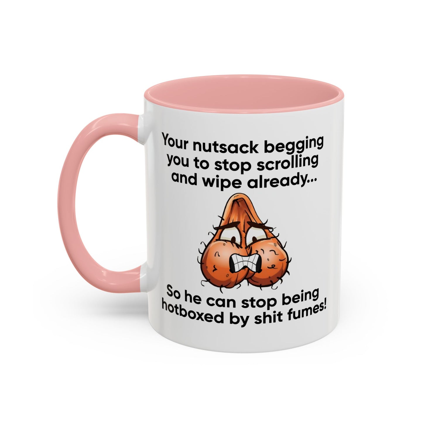 Adult Mug - Your Nutsack Begging You To Stop