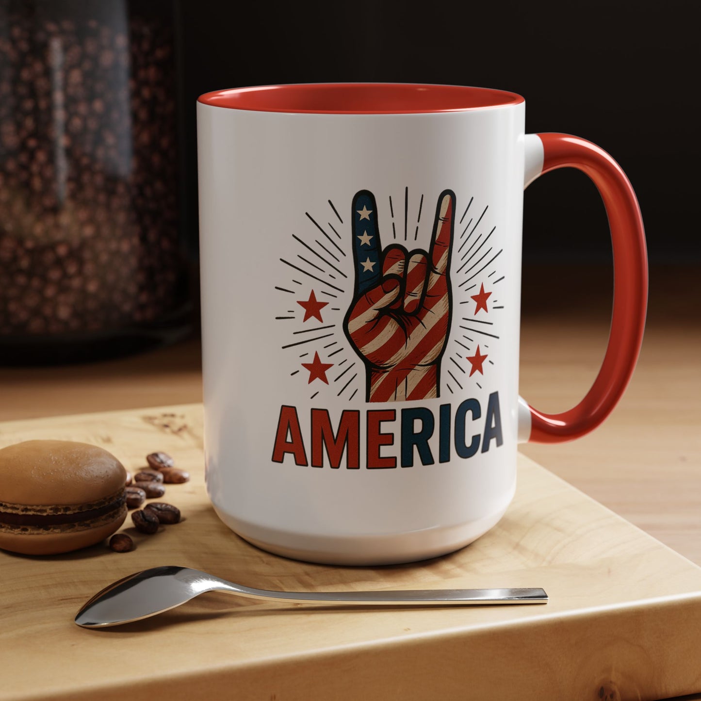 4th of July Mug - America Rock On