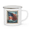 4th of July Mug - American Flag Stamp