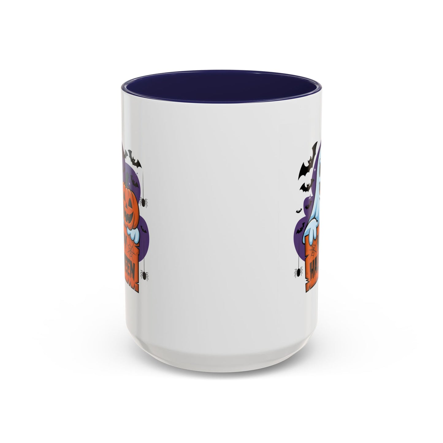 Halloween Mug - Winking Ghost With Pumpkin