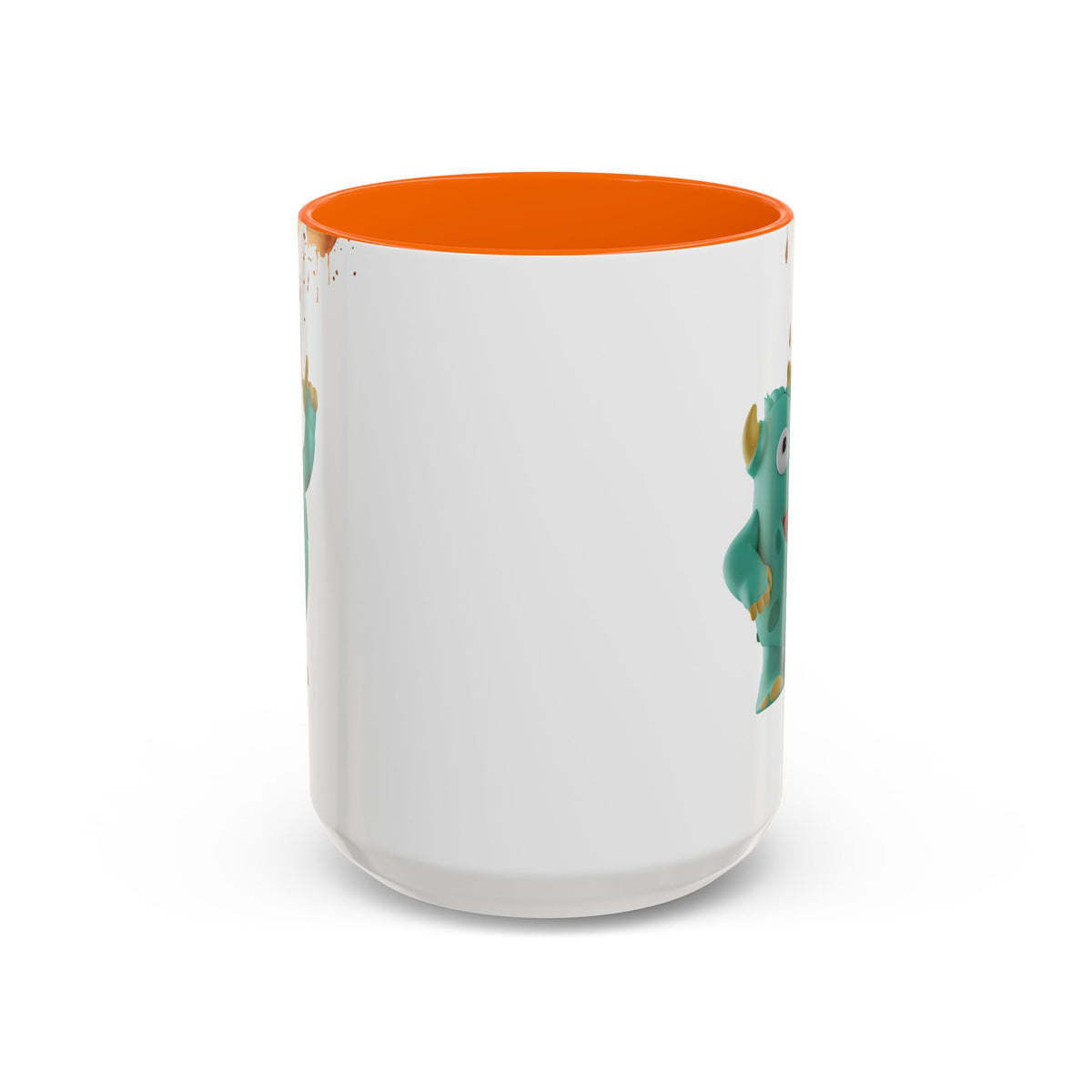 Humor Mug - Monster Drinks Coffee Spill