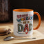 Father's Day Mug - Dad Brave Warrior