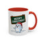 Christmas Mug - Merry Christmas White Text Seal Pup