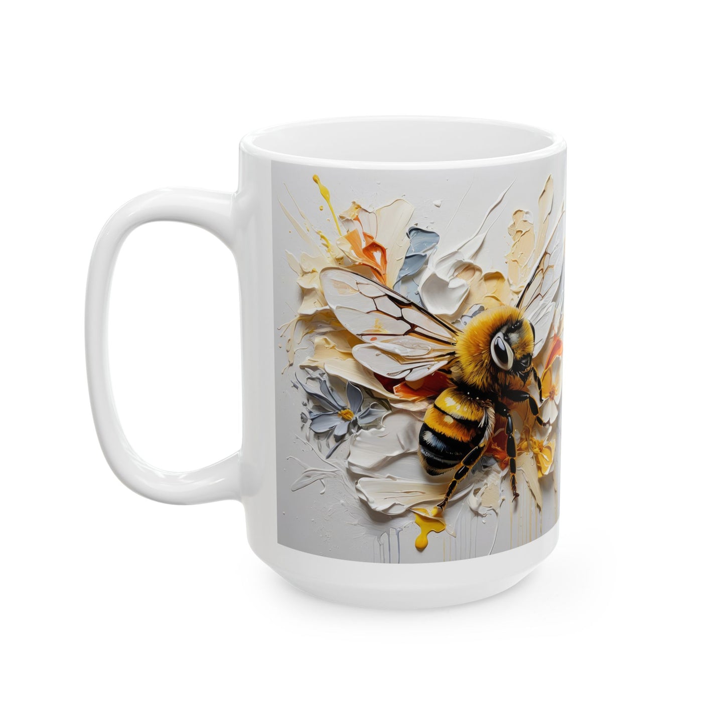 Artistic Mug - Bee Oil Painting