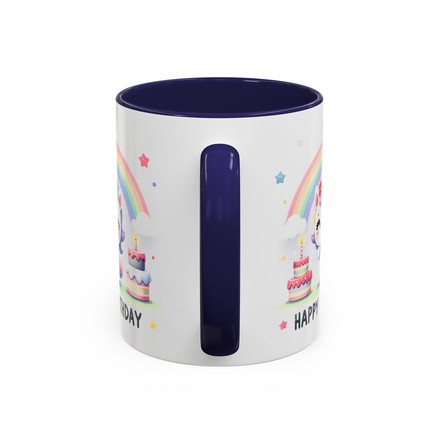 Birthday Mug -  Unicorn With Cakes