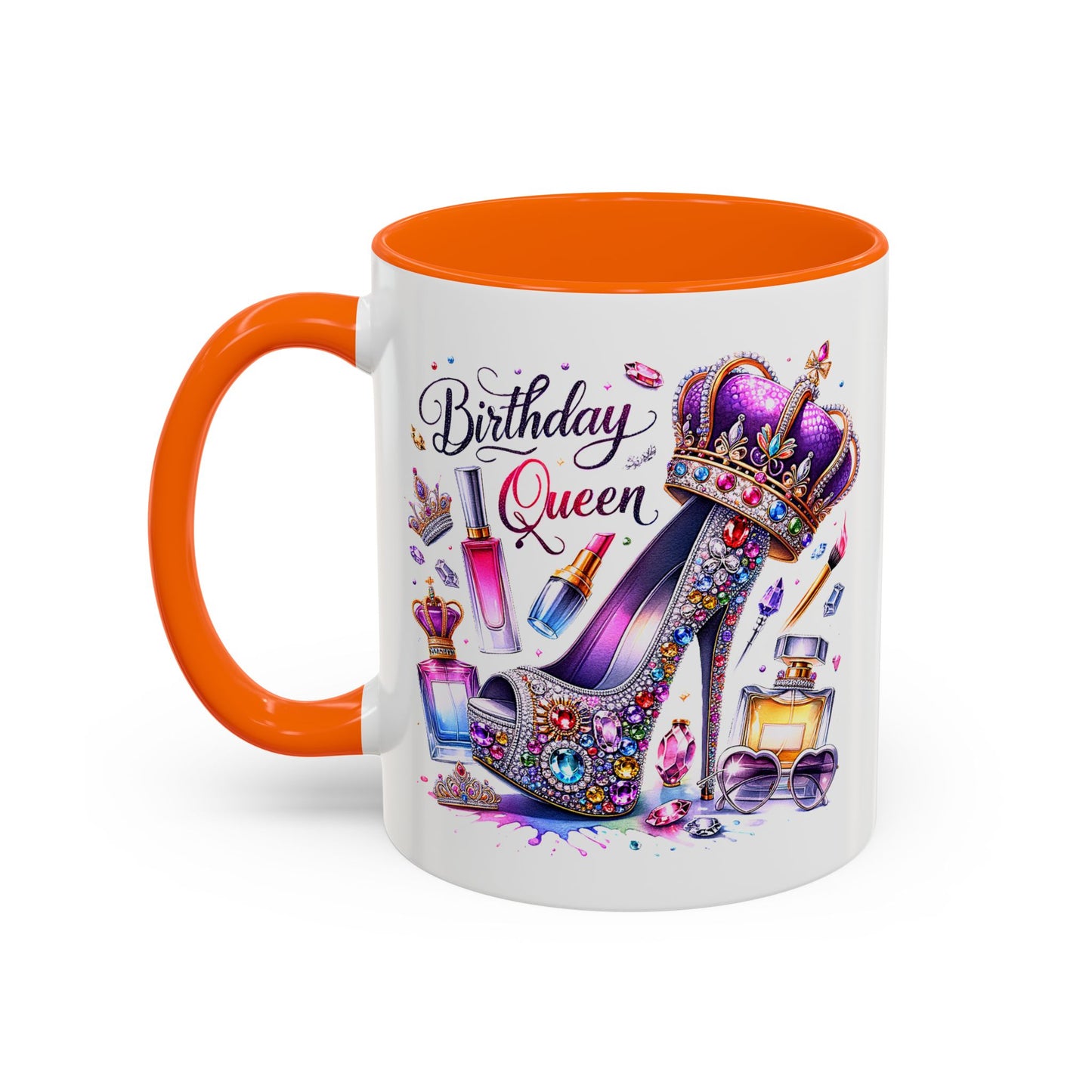 Birthday Mug - Birthday Queen Glitter