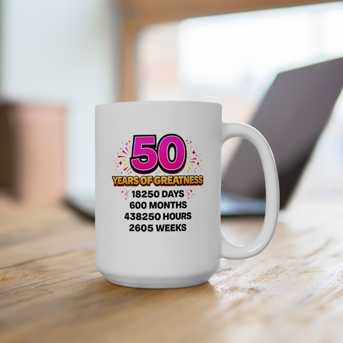 Birthday Mug - 50 Years of Greatness