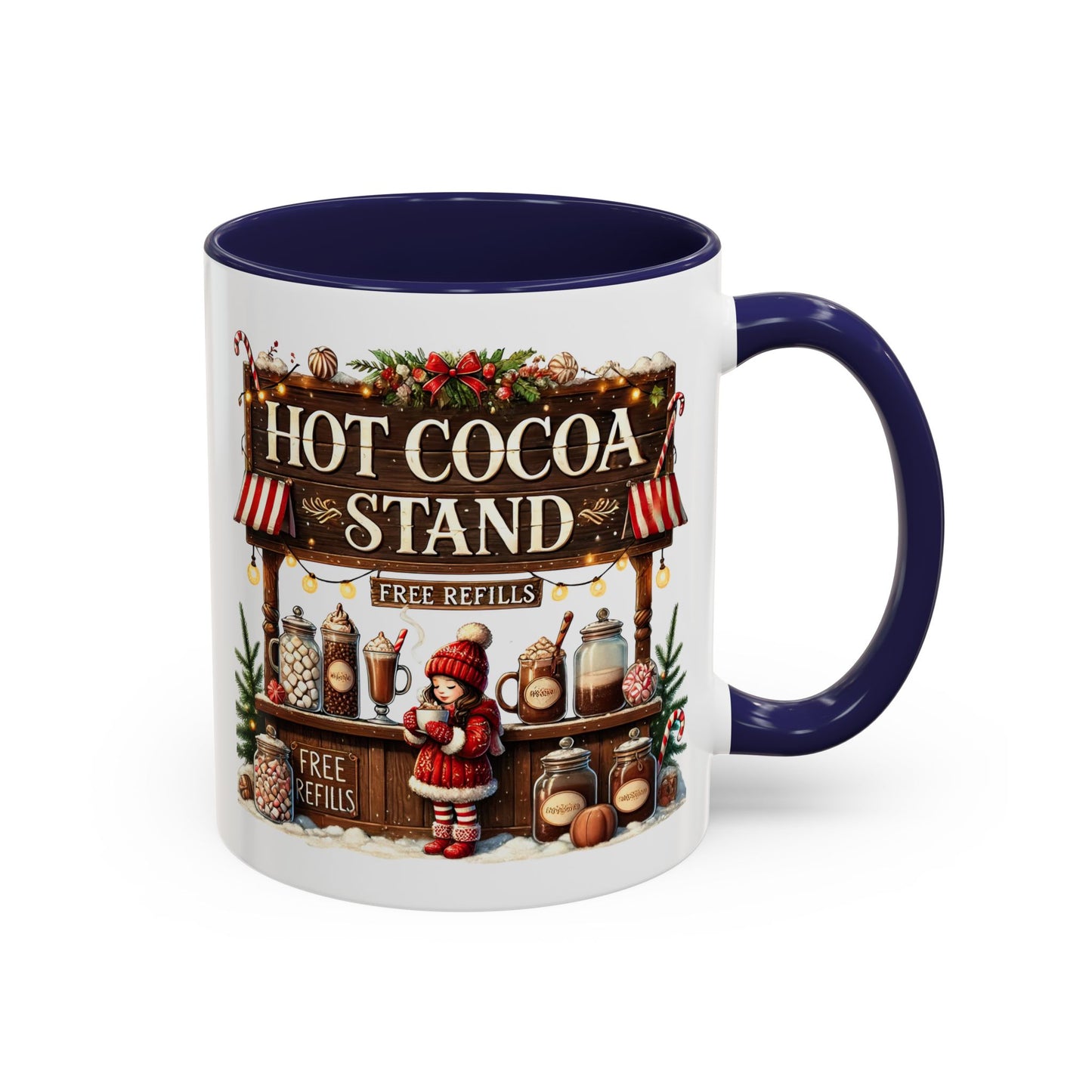 Christmas Mug - Hot Cocoa Stand Free Refills