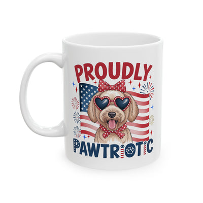 4th of July Mug - Proudly Pawtriotic