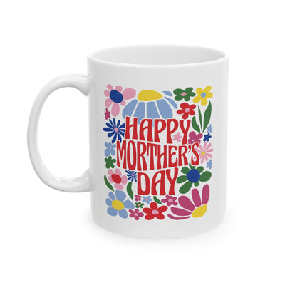 Mother's Day Mug - Happy Mother's Day Floral