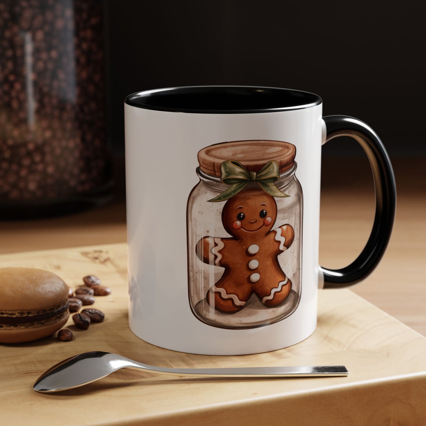 Christmas Mug - Gingerbread Man Jar