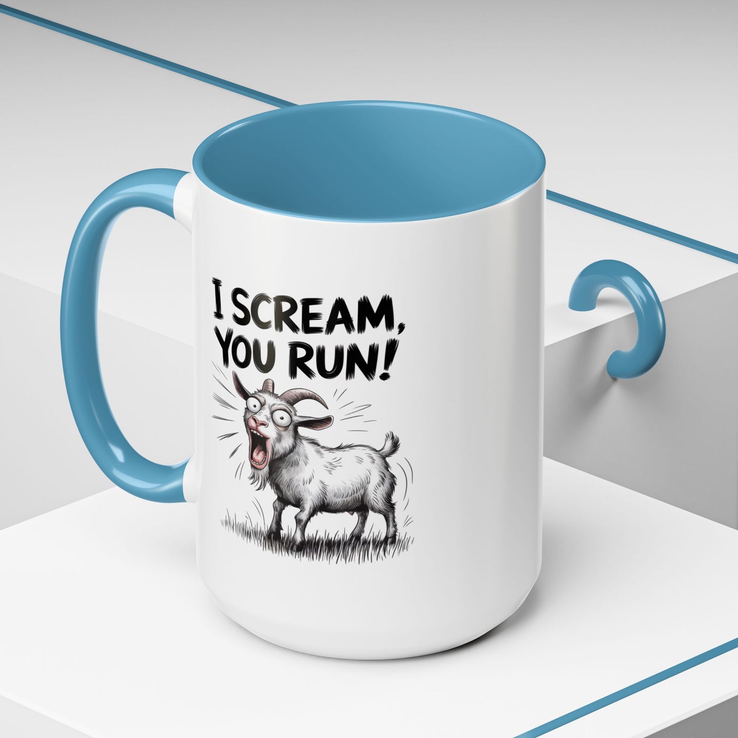 Humor Mug - I Scream, You Run